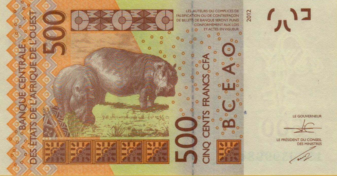 Senegal (W.A.S) 500 2015 UNC P-719K/d
